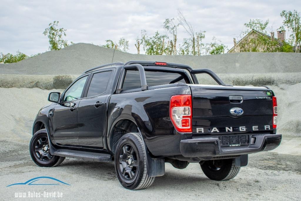 Ford Ranger 3.2 TDCi Limited Automaat / LICHTE VRACHT, Auto's, Ford, Automaat, 4 deurs, Zwart, Leder