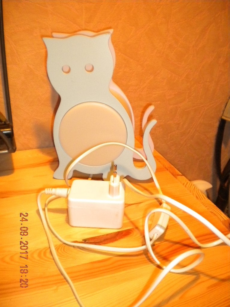Nachtlamp, Ophalen
