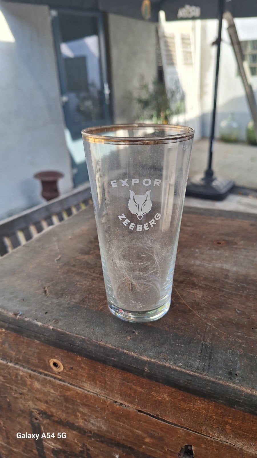 glas zeeberg, Ophalen of Verzenden