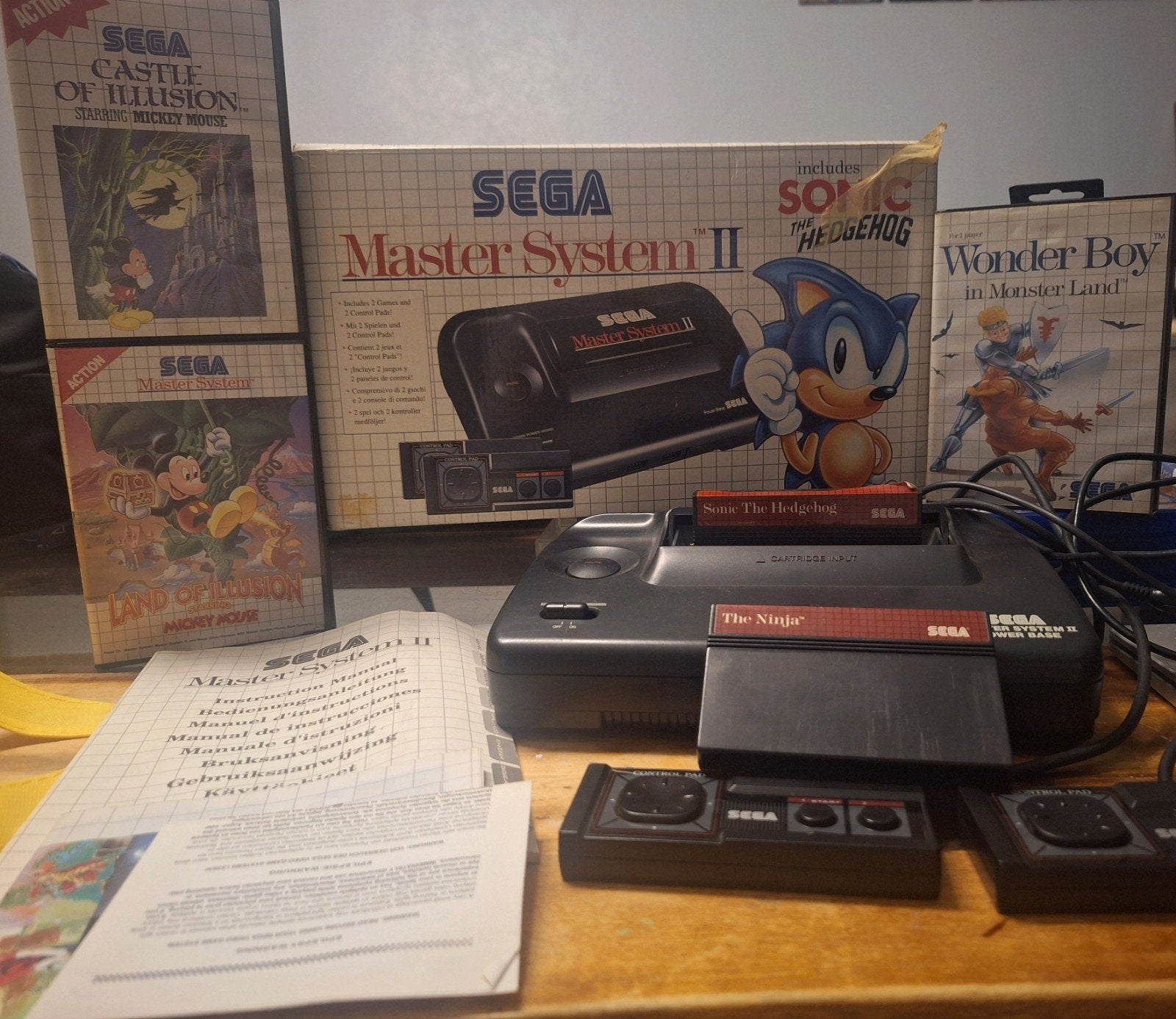 sega master system II + 5 games, Consoles de jeu & Jeux vidéo, Consoles de jeu | Sega, Enlèvement ou Envoi, Master System