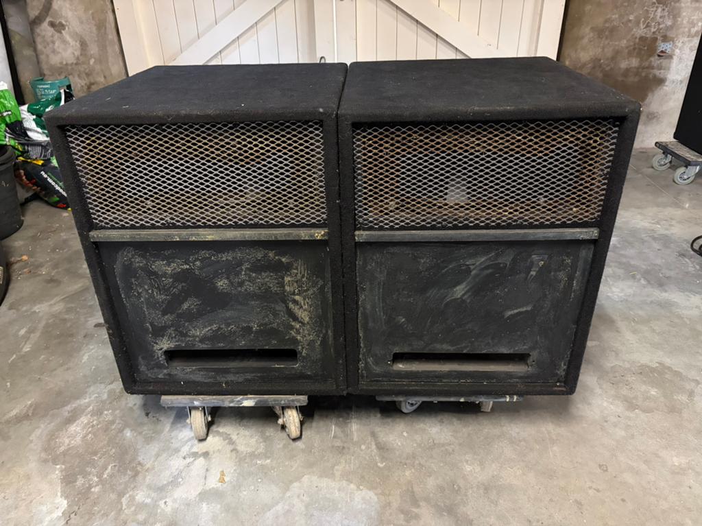 Mc Larren D-118 professionele subwoofers set, TV, Hi-fi & Vidéo, Enceintes, Utilisé, Subwoofer, Autres marques, Enlèvement