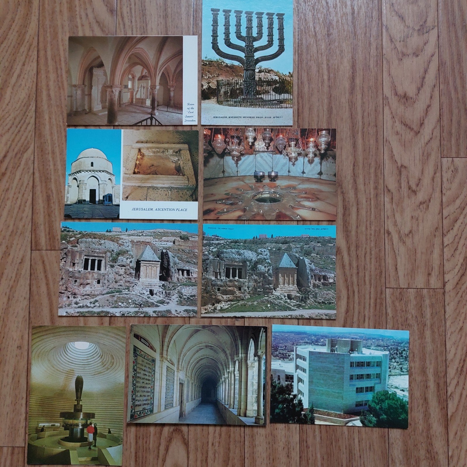 lot van 9 niet beschreven postkaarten van Jeruzalem, Ophalen of Verzenden