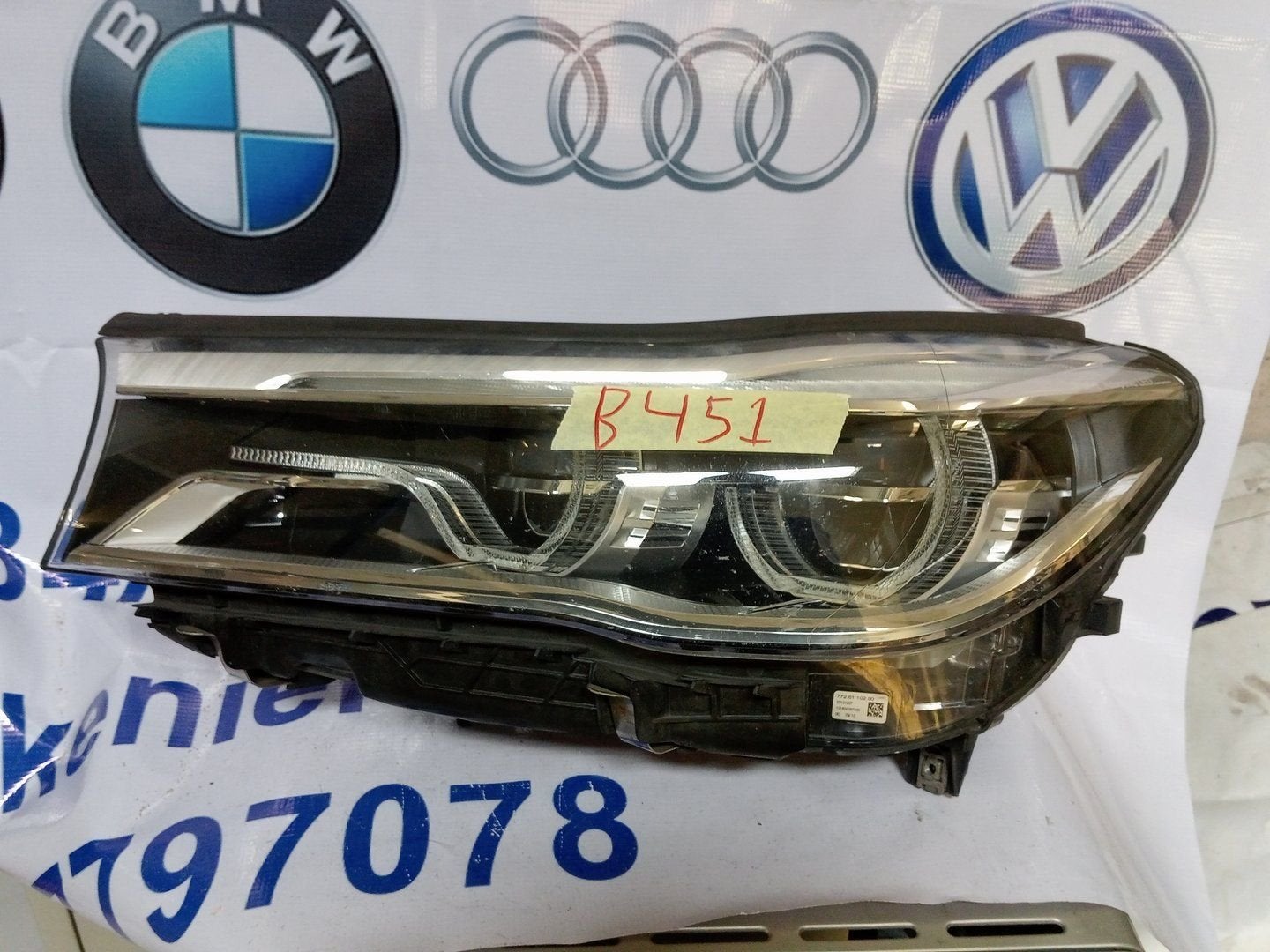 BMW 7 SERIE G11 G12 ADAPTIEVE LED KOPLAMP RECHTS 7463762, Gebruikt, -, -, Ophalen of Verzenden
