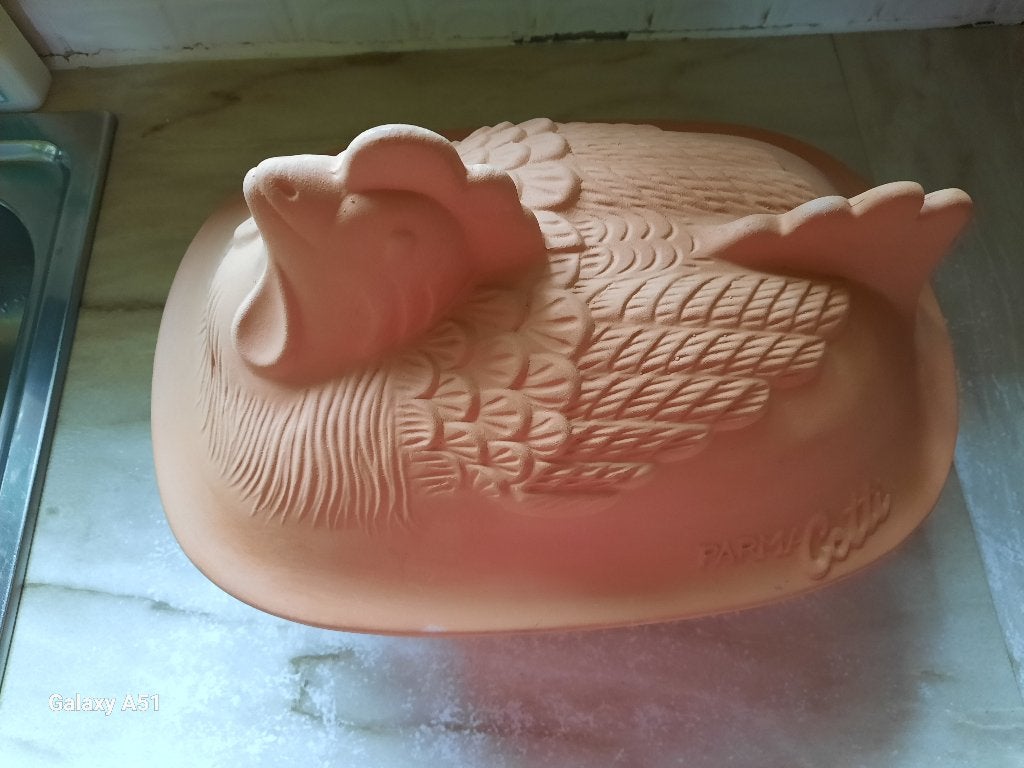nieuwe mooie terracotta grote sier pot 32x 23 cm Parma Cotti, Huis en Inrichting, Ophalen of Verzenden, Nieuw