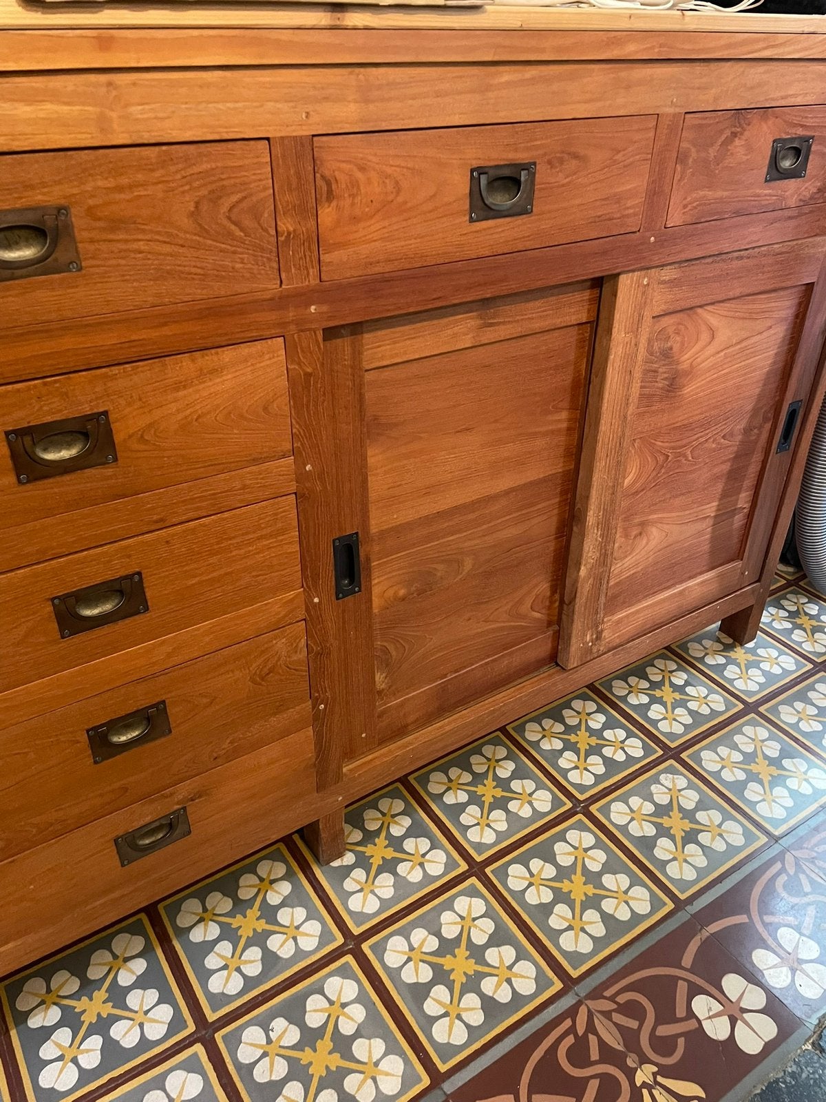 Buffet/dressoir teck, Enlèvement