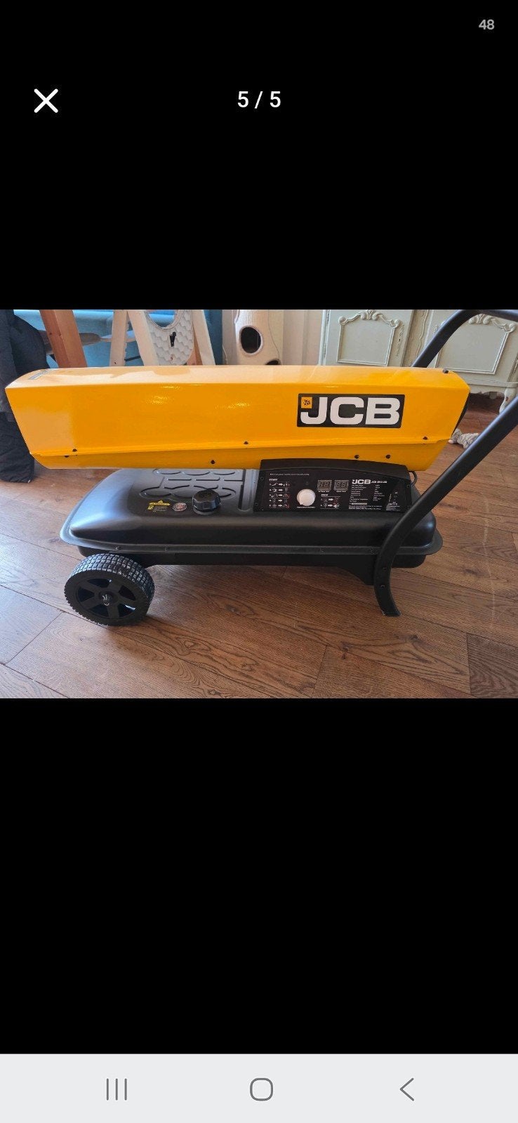 JCB SH215D Diesel Bouwkachel / Luchtverhitter, Enlèvement ou Envoi