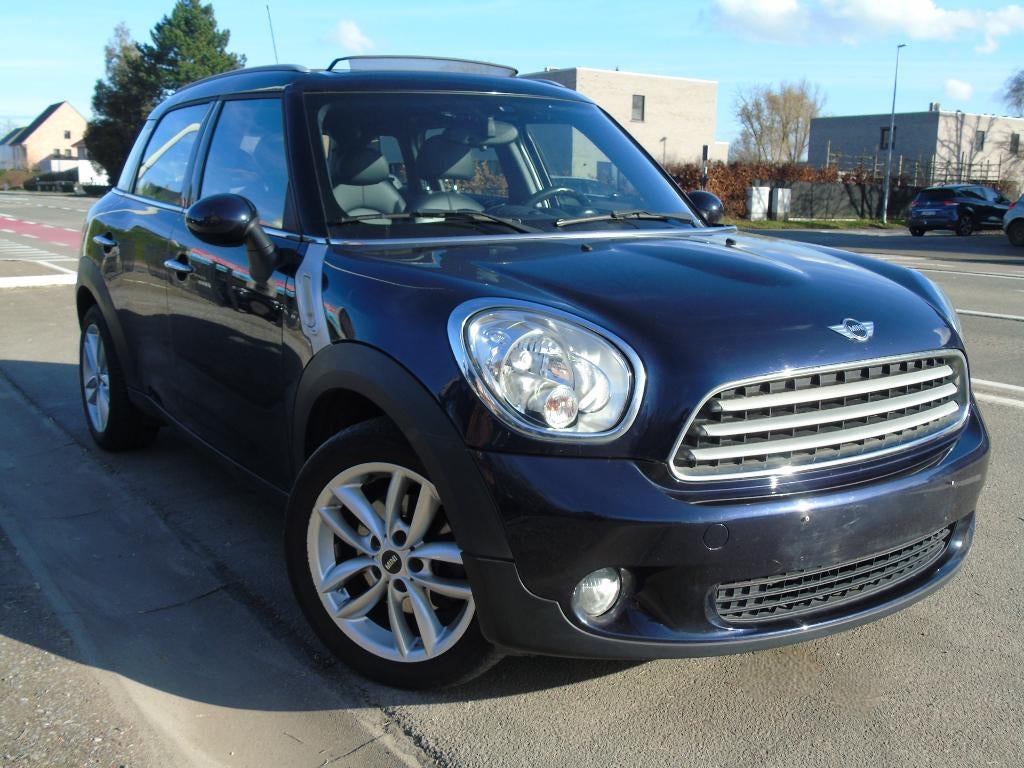 Mini CooperD Countryman 1.6d *07/2014 *Pano Dak*Airco*EURO 5, Auto's, Countryman, Blauw, Bedrijf, 5 deurs