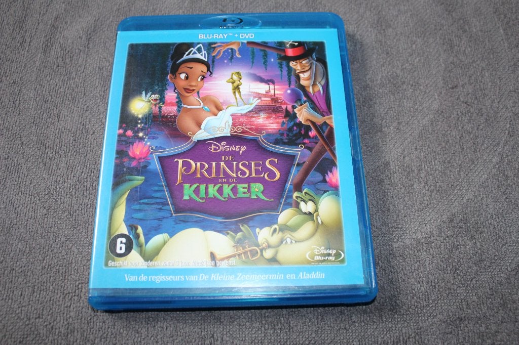 Blu-ray + DVD De Prinses en de Kikker, Cd's en Dvd's, Blu-ray, Ophalen of Verzenden, Gebruikt, Tekenfilms en Animatie