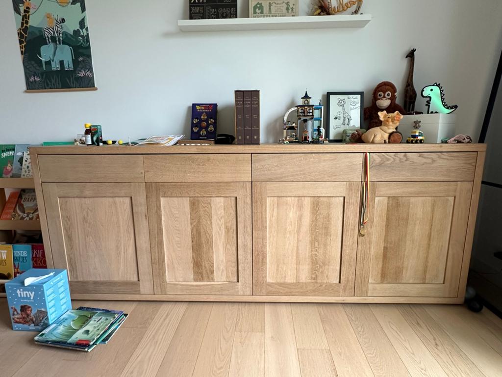 Teaken dressoir kast, Huis en Inrichting, Ophalen, Zo goed als nieuw