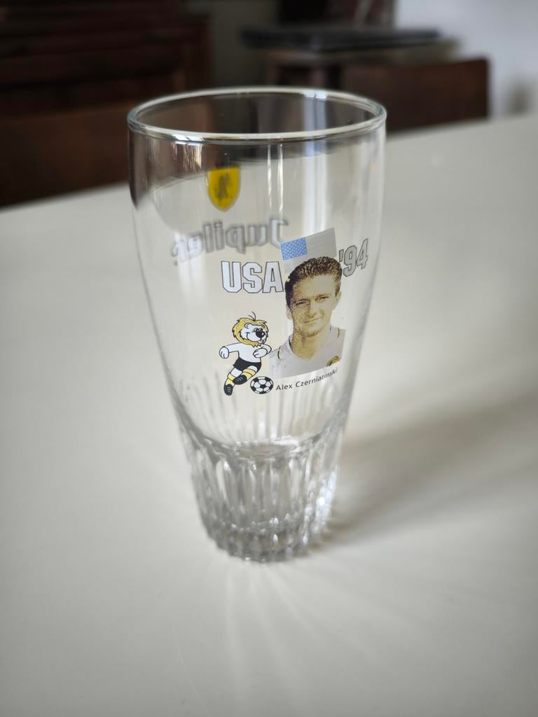 Jupiler glas USA 94, Alex Czerniatinski, Ophalen of Verzenden
