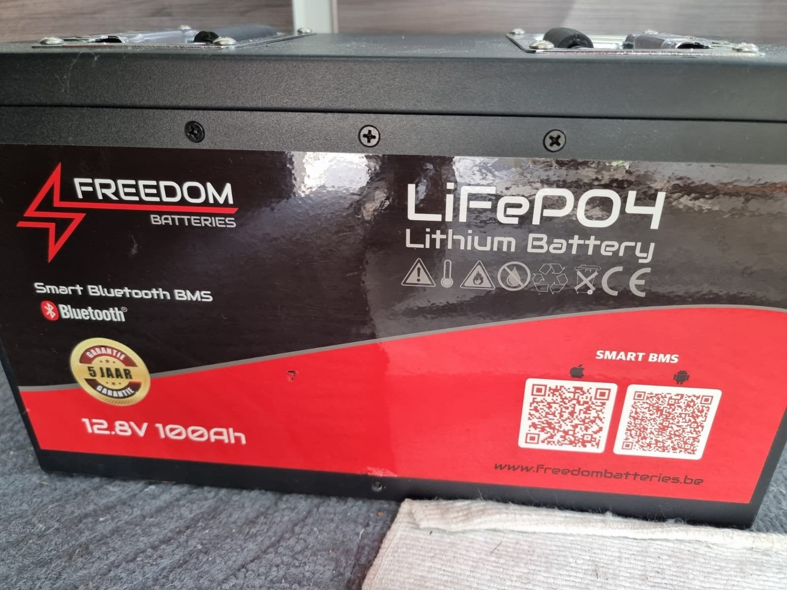 Freedom Lithium battery 100 ah voor camper, Ophalen, Gebruikt