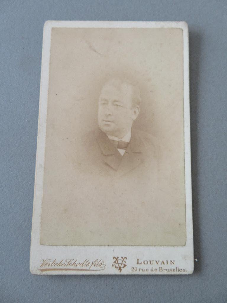 oude foto CDV 1890 - 1910 Verbeke - Schodts Leuven, Foto, Ophalen of Verzenden, Zo goed als nieuw, Voor 1940