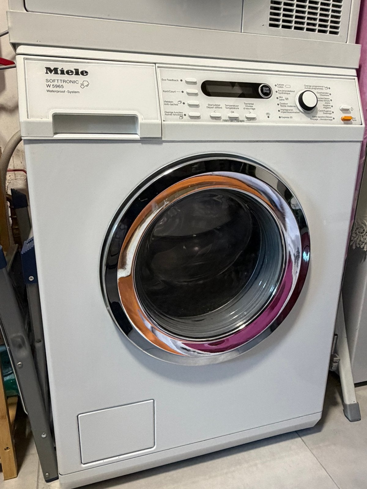 Wasmachine Miele, 8 tot 10 kg, Ophalen, Gebruikt, 1200 tot 1600 toeren