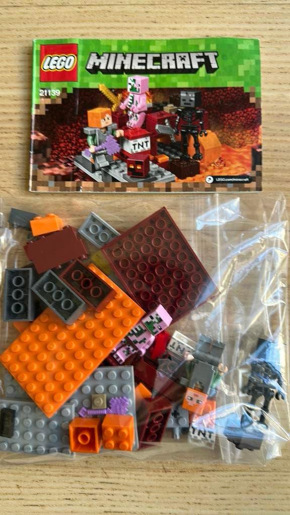 Lego Minecraft 21139, compleet, Gebruikt, Minecraft, Lego, Compleet