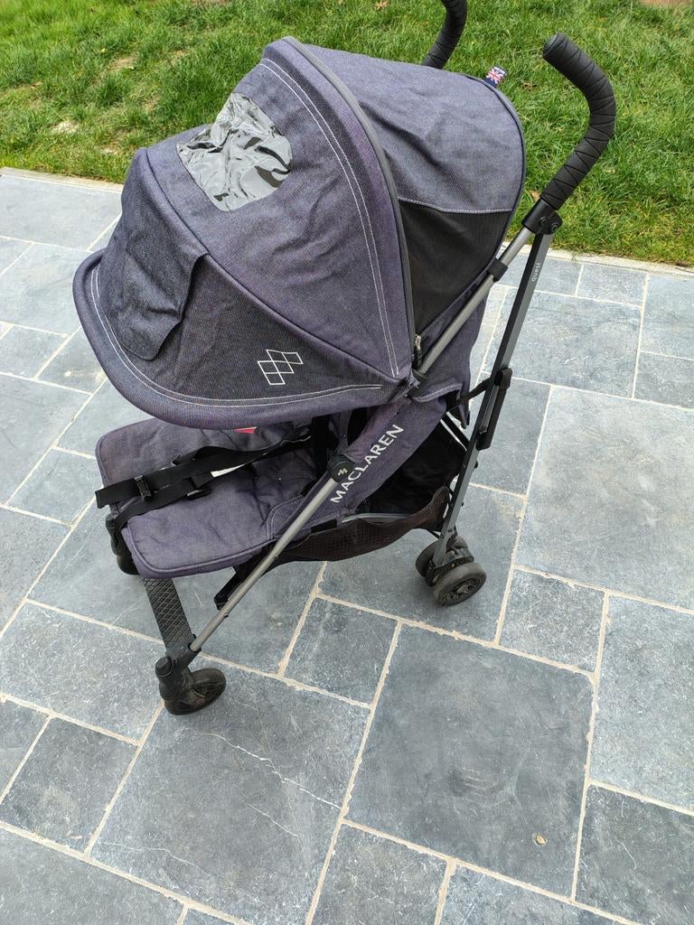 MacLaren Vouwbuggy + regenhoes, Kinderen en Baby's, Ophalen, Maclaren, Regenhoes