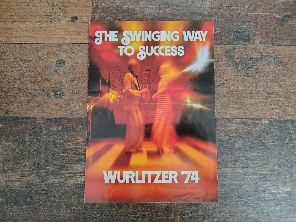 Folder: Wurlitzer Programma (1974) jukebox, Collections, Machines | Jukebox, Wurlitzer, Envoi