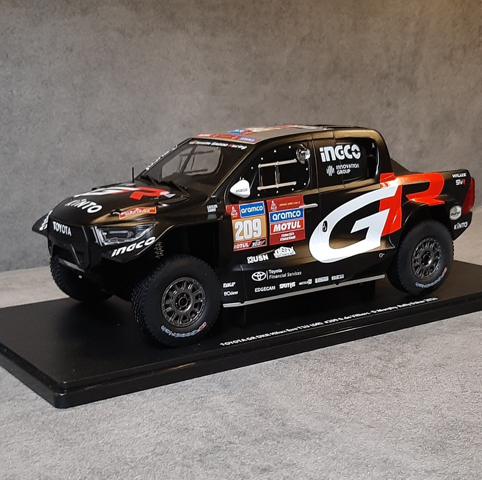 GR/1:18/Toyota Hilux EVO#209/7 The Rally Dakar 2024/NIEUW, Ophalen of Verzenden, Nieuw, Auto, Overige merken