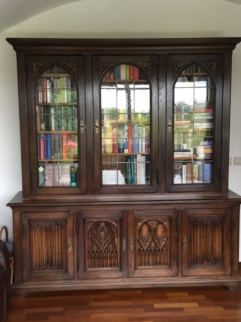 Bibliotheekkast, Ophalen, 200 cm of meer, 150 tot 200 cm, Eikenhout