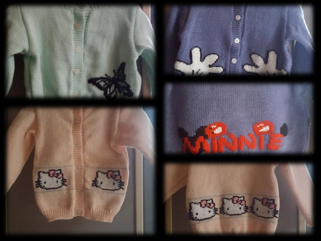 Lot de gilet fait main 1 an, Neuf, Pull ou Veste, Enlèvement, Fait mains