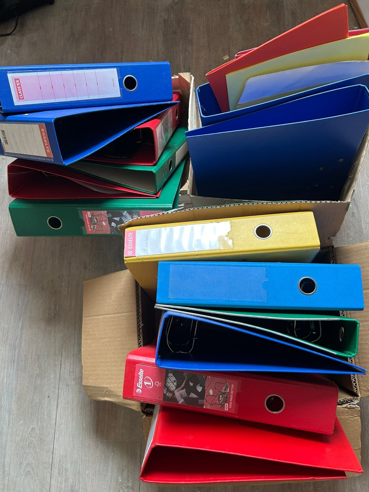 Lot de classeurs, Enlèvement, Comme neuf
