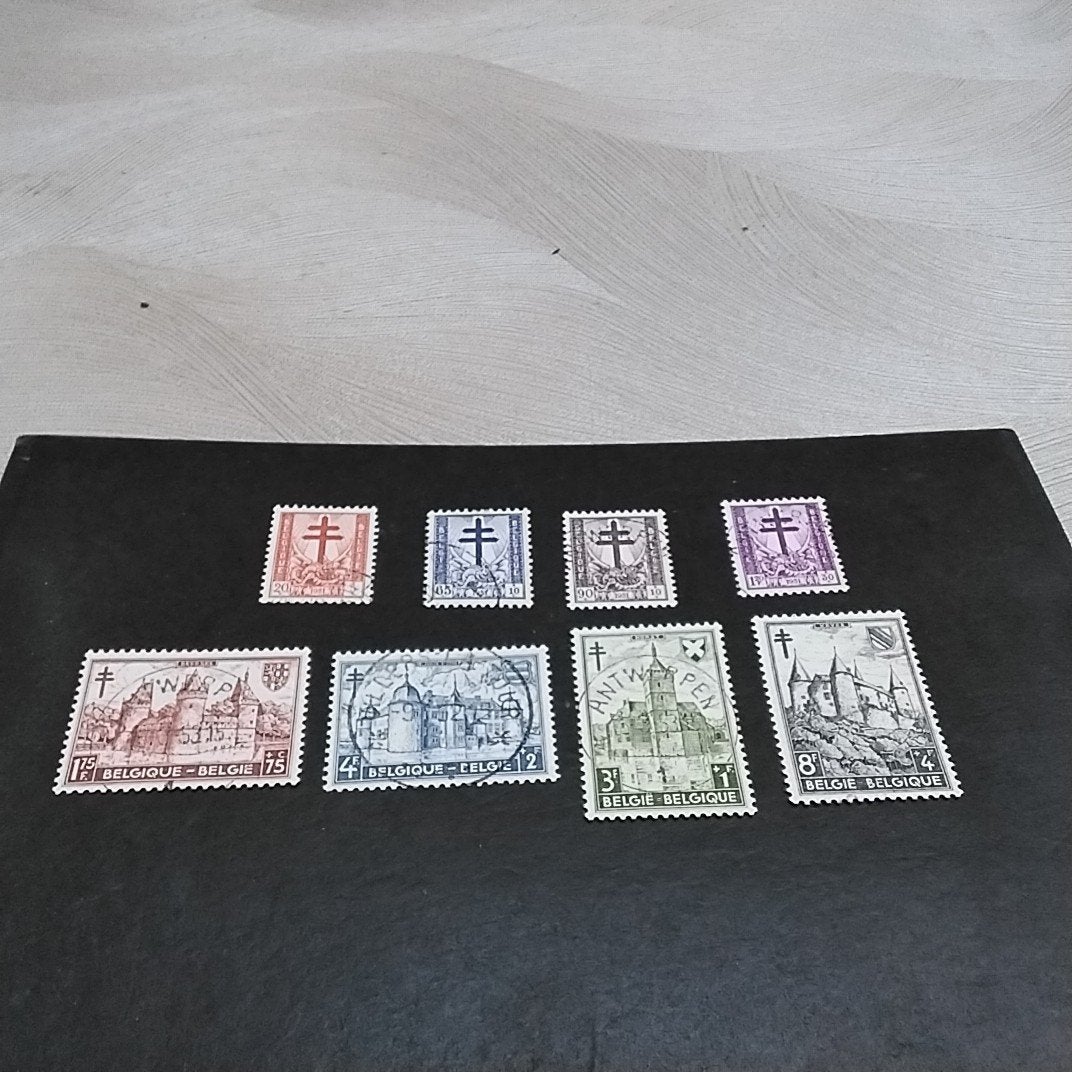 BELGIE 868/875 gestempeld met cote 35,00 €, Ophalen of Verzenden, Gestempeld
