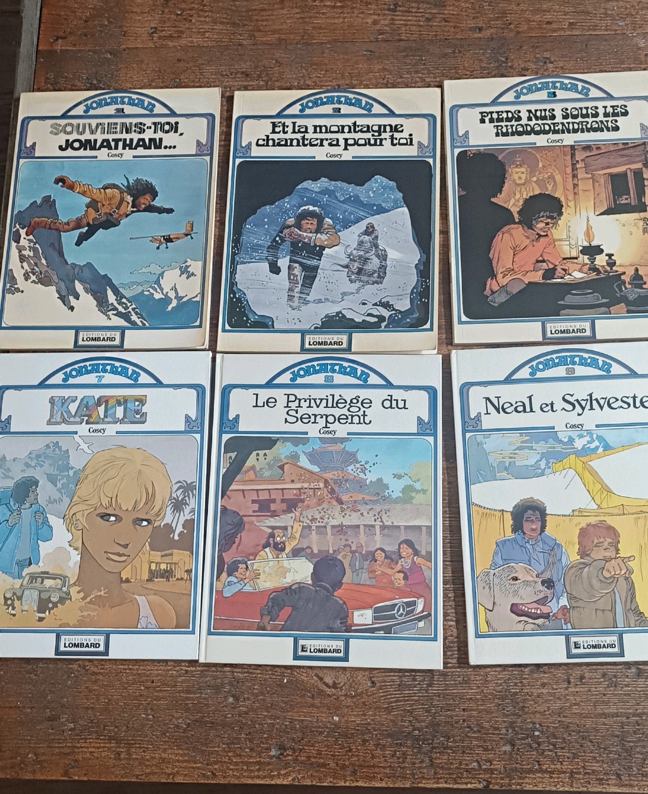 Lot de 11 BD * de la série Johnathan, Plusieurs BD, Enlèvement ou Envoi, Utilisé, Cosey