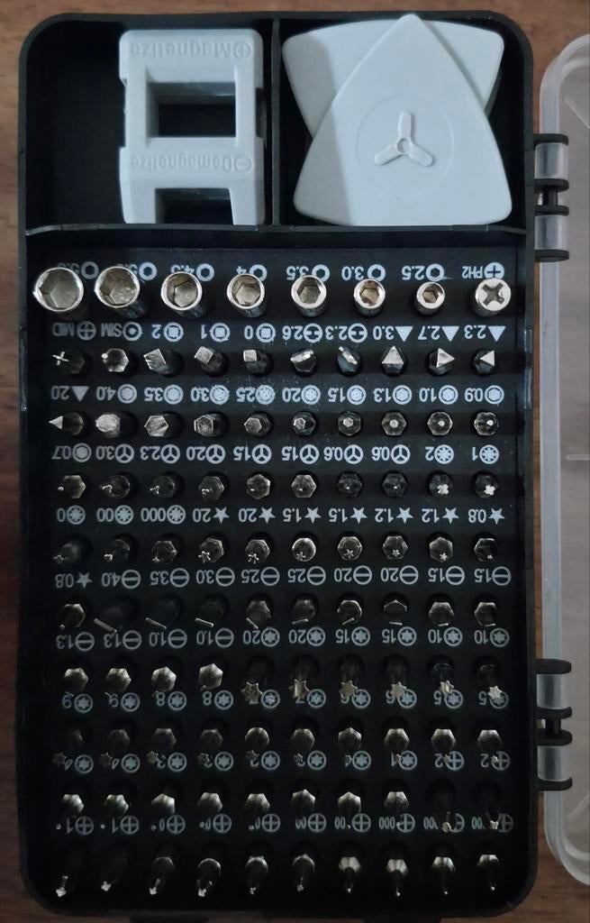 115 in 1 coffret des tournevises de précision.  Reparation, Neuf