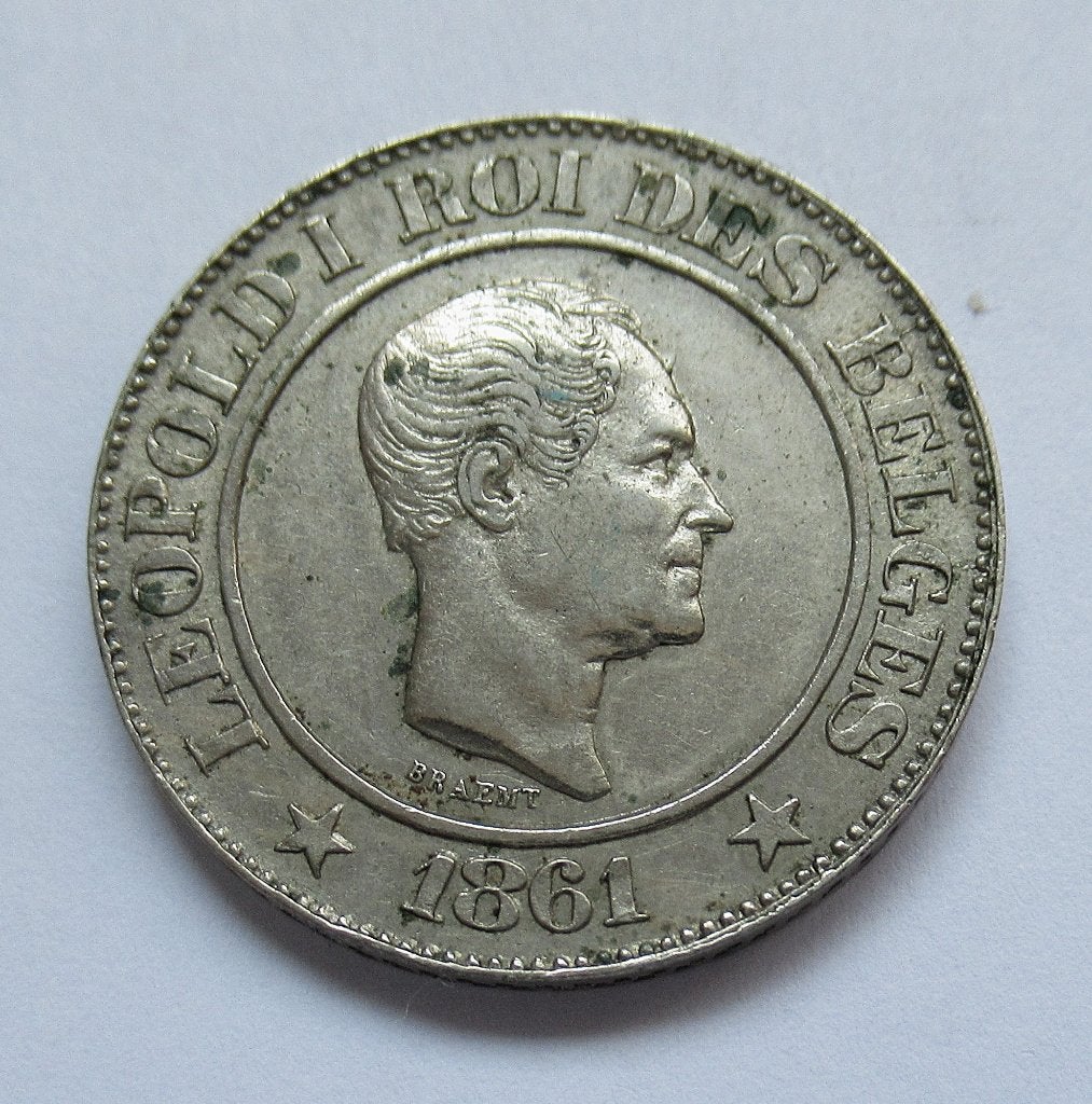 Belgie 20 Cent 1861, Postzegels en Munten, Munten | België, Verzenden