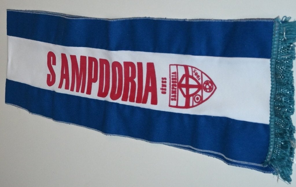 Sampdoria Genua / Sjaal, Verzenden, Gebruikt, Vaantje of Sjaal