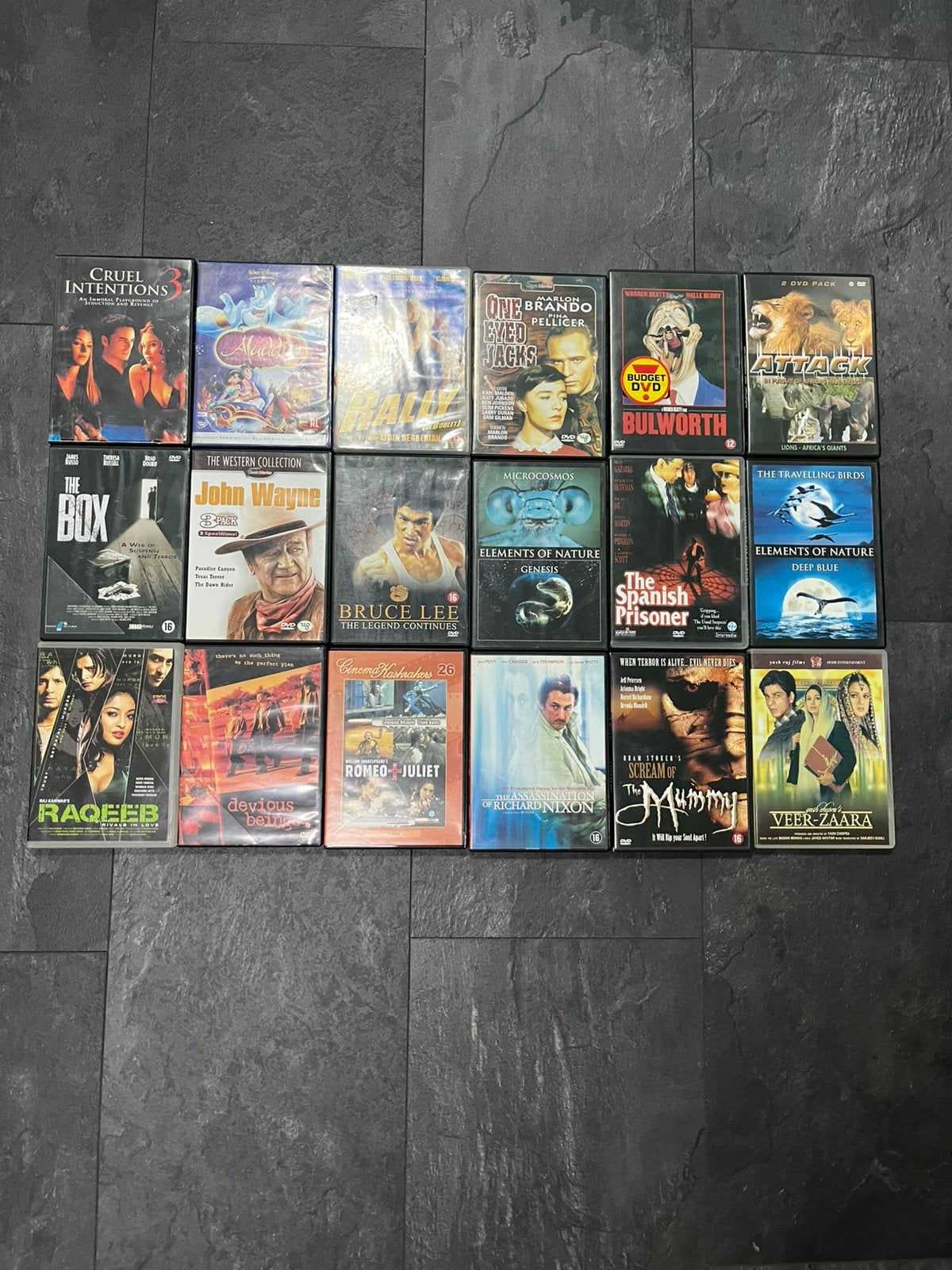 Lot van 18 DVD’s – Actie, Drama, Disney, Bruce Lee & meer, Cd's en Dvd's, Ophalen, Zo goed als nieuw