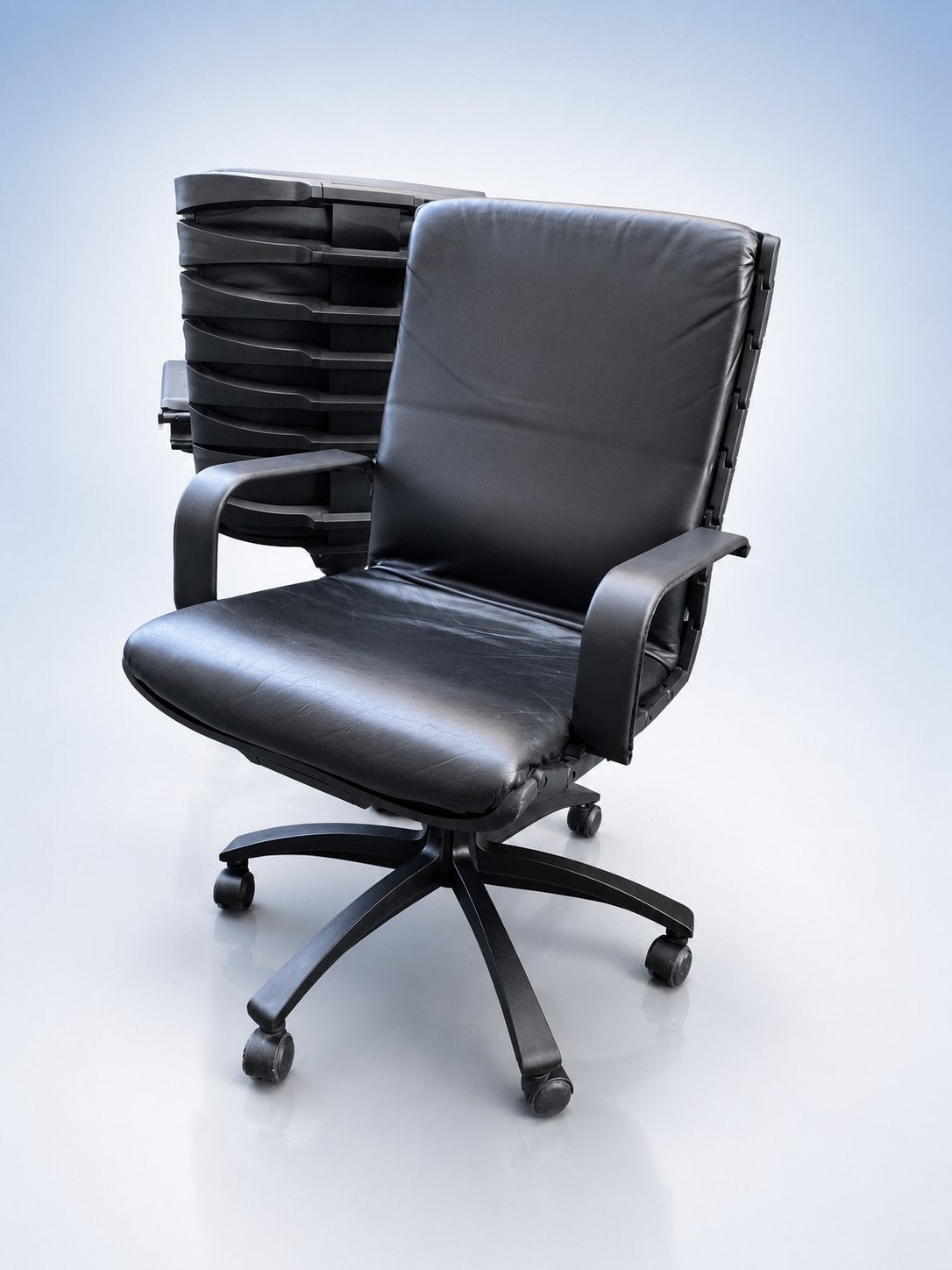 Stel Vintage PORSCHE DESIGN bureaustoelen, Ophalen of Verzenden, Zwart