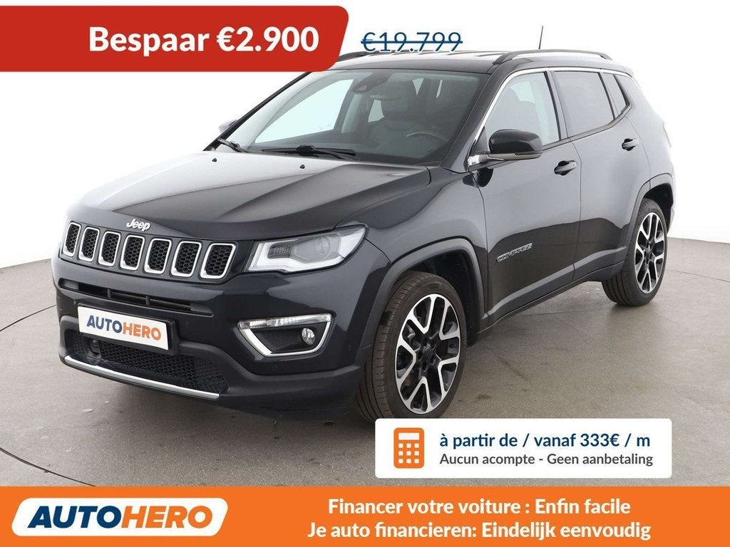 Jeep Compass 1.3 T-GDi Limited FWD (bj 2021, automaat), Auto's, Jeep, Te koop, Compass, ABS, Airbags, Airconditioning, Android Auto