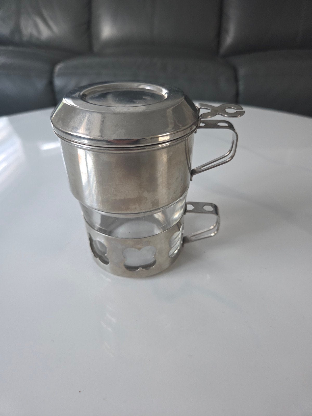 café filtre inox, Enlèvement, Verre