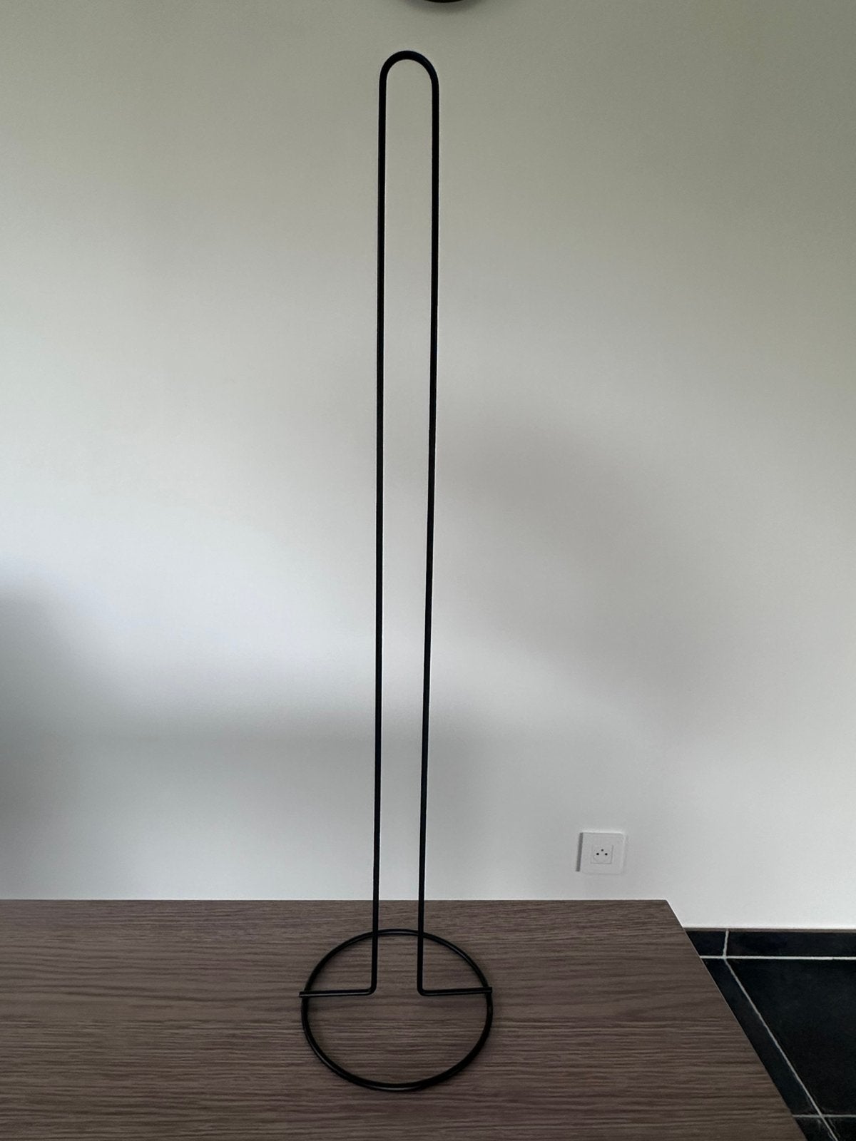 Porte-papier toilette en métal noir, Enlèvement, Comme neuf, Noir