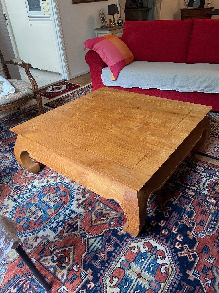 Salontafel, Huis en Inrichting, Tafels | Salontafels, Ophalen, Antiek Oosters, Zo goed als nieuw, Minder dan 50 cm