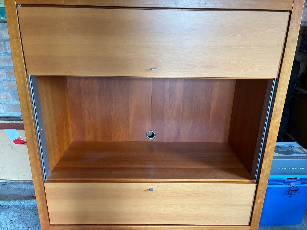 TV kast merk Hülsta, Cerisier, 150 à 200 cm, Utilisé, 50 à 75 cm