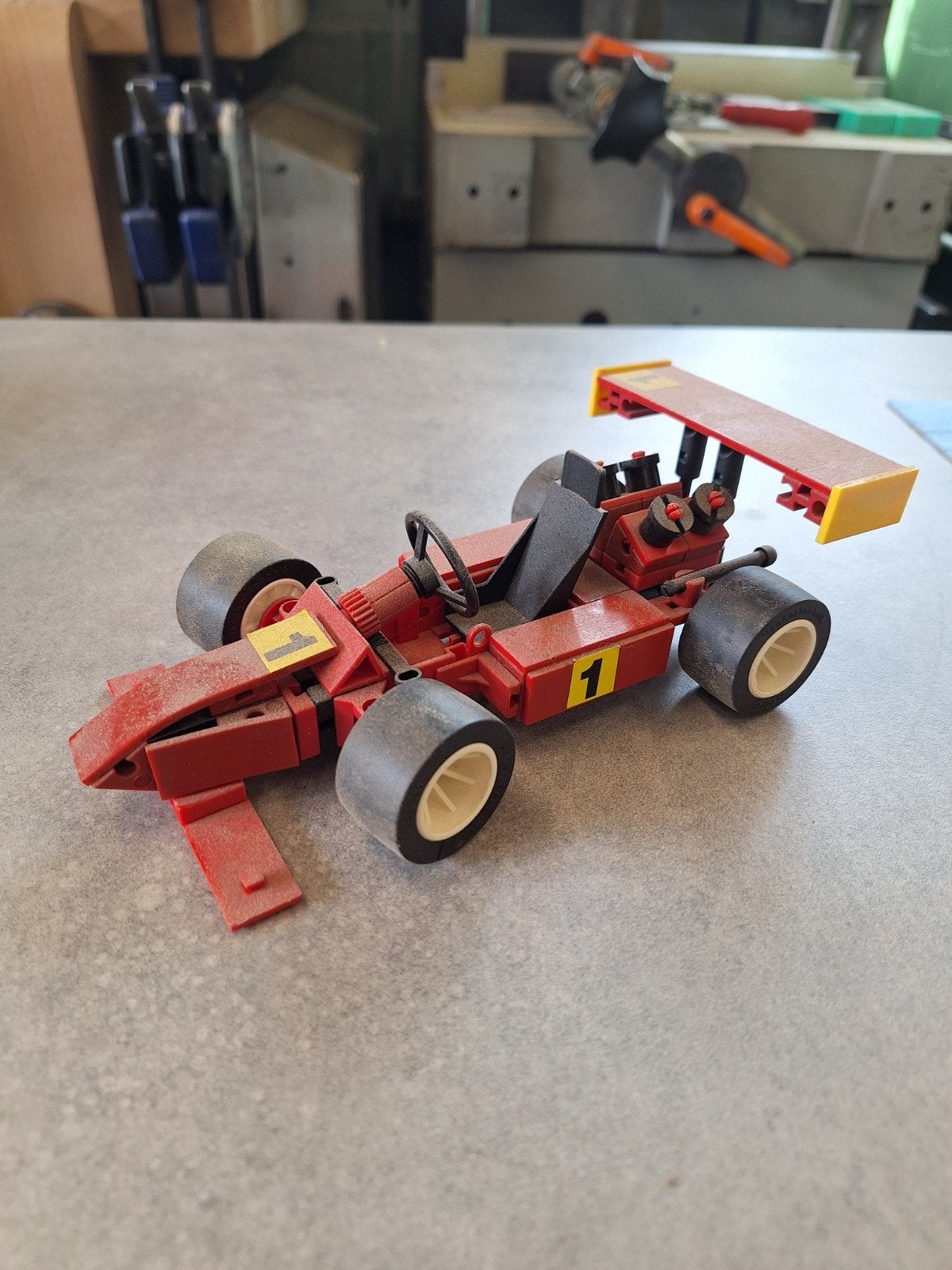 vintage Fischertechnik Actionset Racing Car, Enlèvement ou Envoi