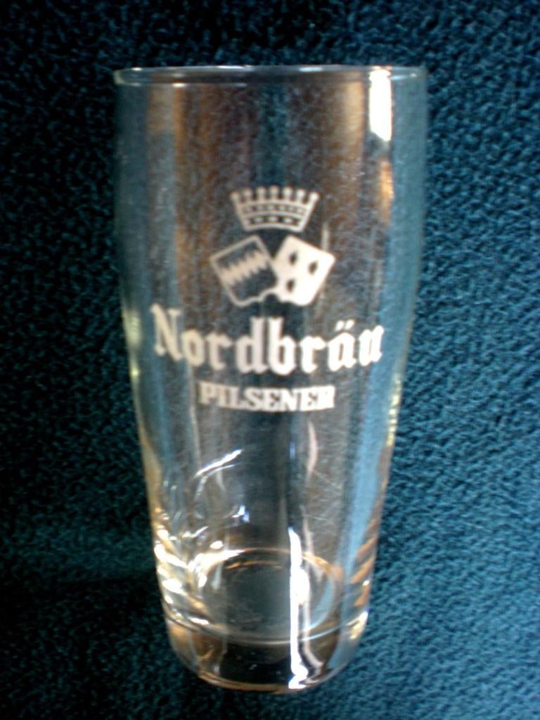 NORDBRAU Pilsener, Ophalen of Verzenden, Zo goed als nieuw, Glas of Glazen
