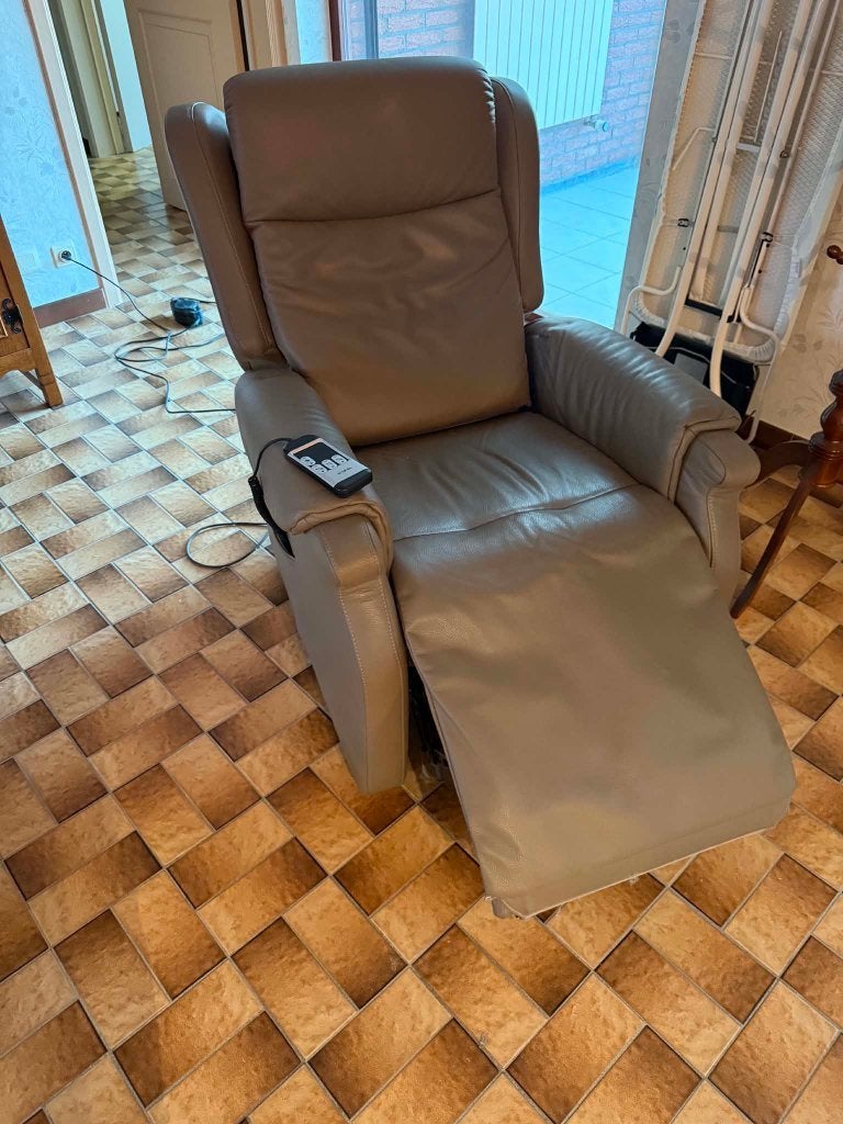Luxe Relax zetel  Hukla, Enlèvement, Comme neuf, Cuir