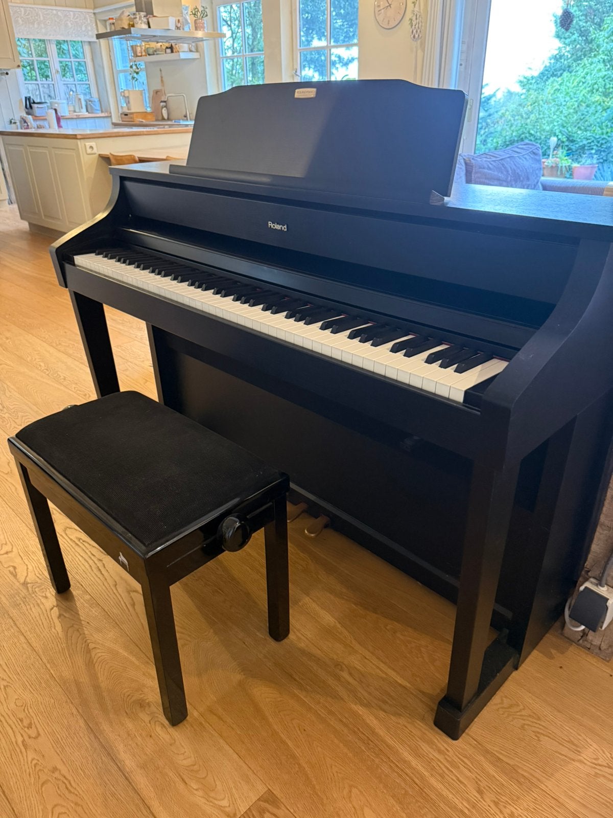 Roland HP-508 digitale piano + pianobank, Digital, Enlèvement, Utilisé, Piano