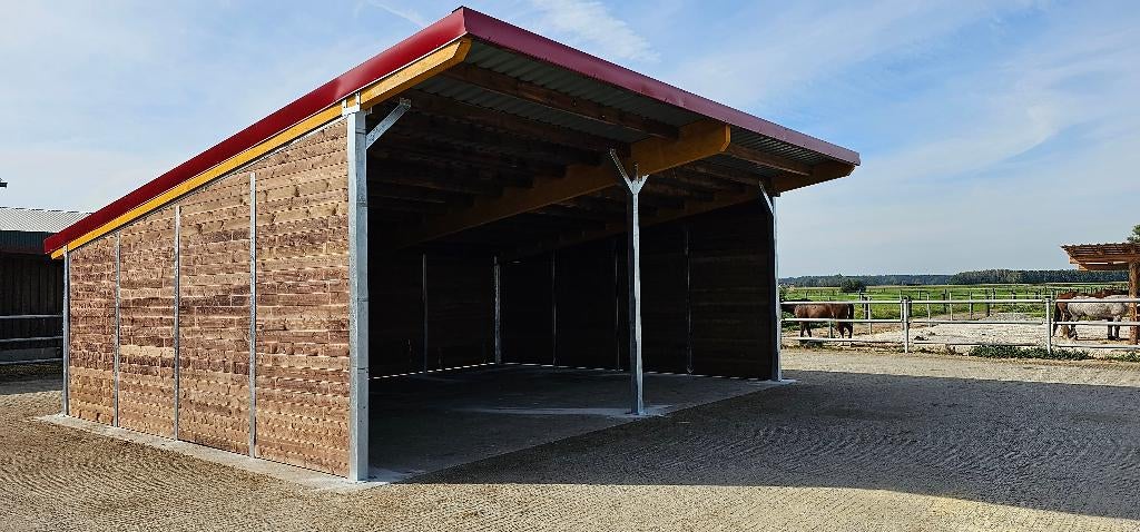 Openstal voor paarden, Weidehut kopen & ideale paardenstal, Dieren en Toebehoren, Stalling en Weidegang, Weidegang
