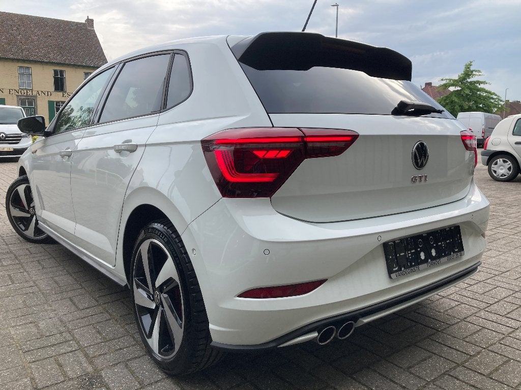 Polo GTI 207pk -AUTOMAAT -Airco -App -LED MATRIX -Topsport, Auto's, Volkswagen, Dealer onderhouden, Stof, 4 cilinders, Wit