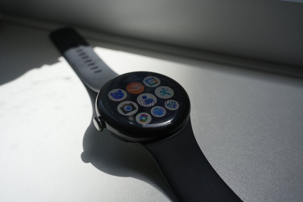 Google Pixel Watch 3 Zwart 45mm - Goede staat, Ophalen, Google, Zwart, Zo goed als nieuw