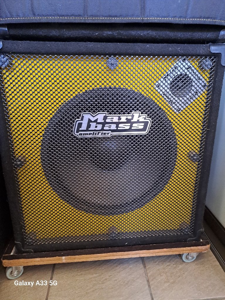 Markbass Traveller cab 1x15, Ophalen, Gebruikt, Basgitaar, 100 watt of meer