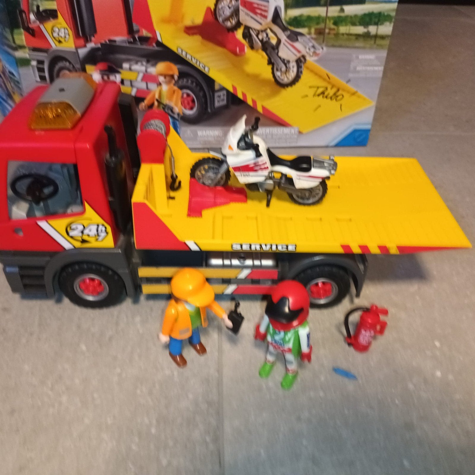 playmobil takelwagen, Kinderen en Baby's, Ophalen of Verzenden, City life, Figuren