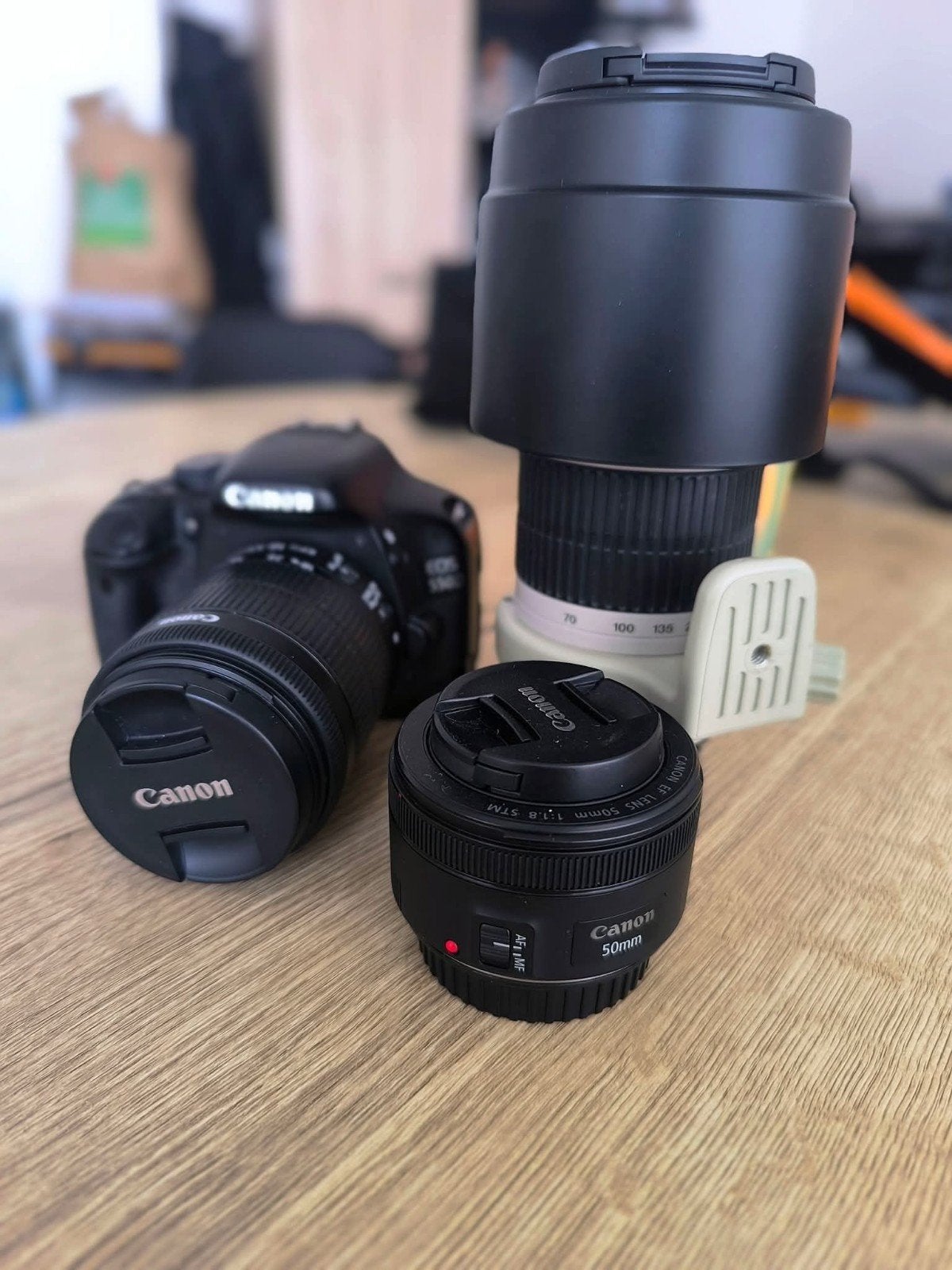 Lot appareil photo et objectifs, Enlèvement ou Envoi, Canon