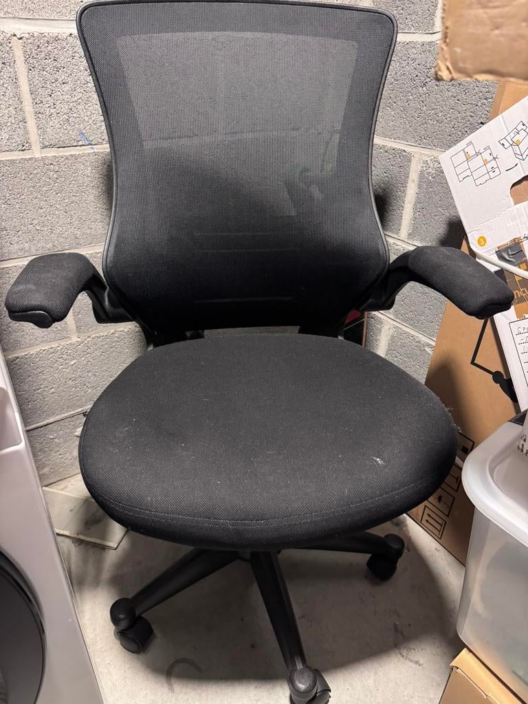 Ergonomic office chair, Ophalen, Gebruikt, Zwart, Bureaustoel
