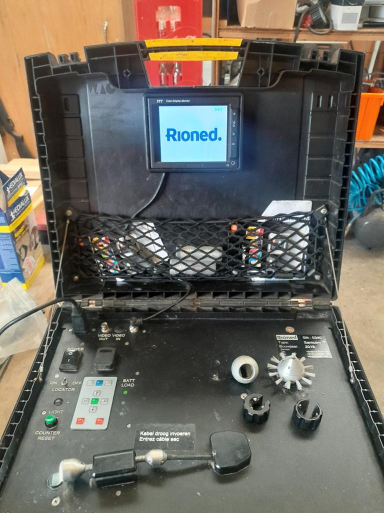 Riool camera Sanicam Rioned + minijet Rioned, Doe-het-zelf en Bouw, Buizen en Afvoer, Ophalen