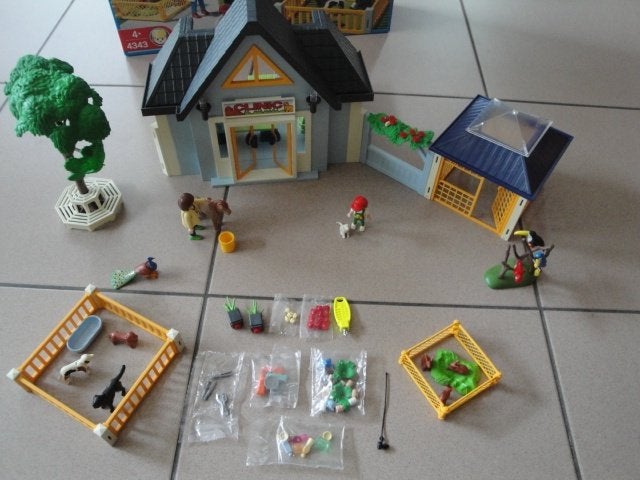 Playmobil 4343 - clinique vétérinaire, Enlèvement, Utilisé