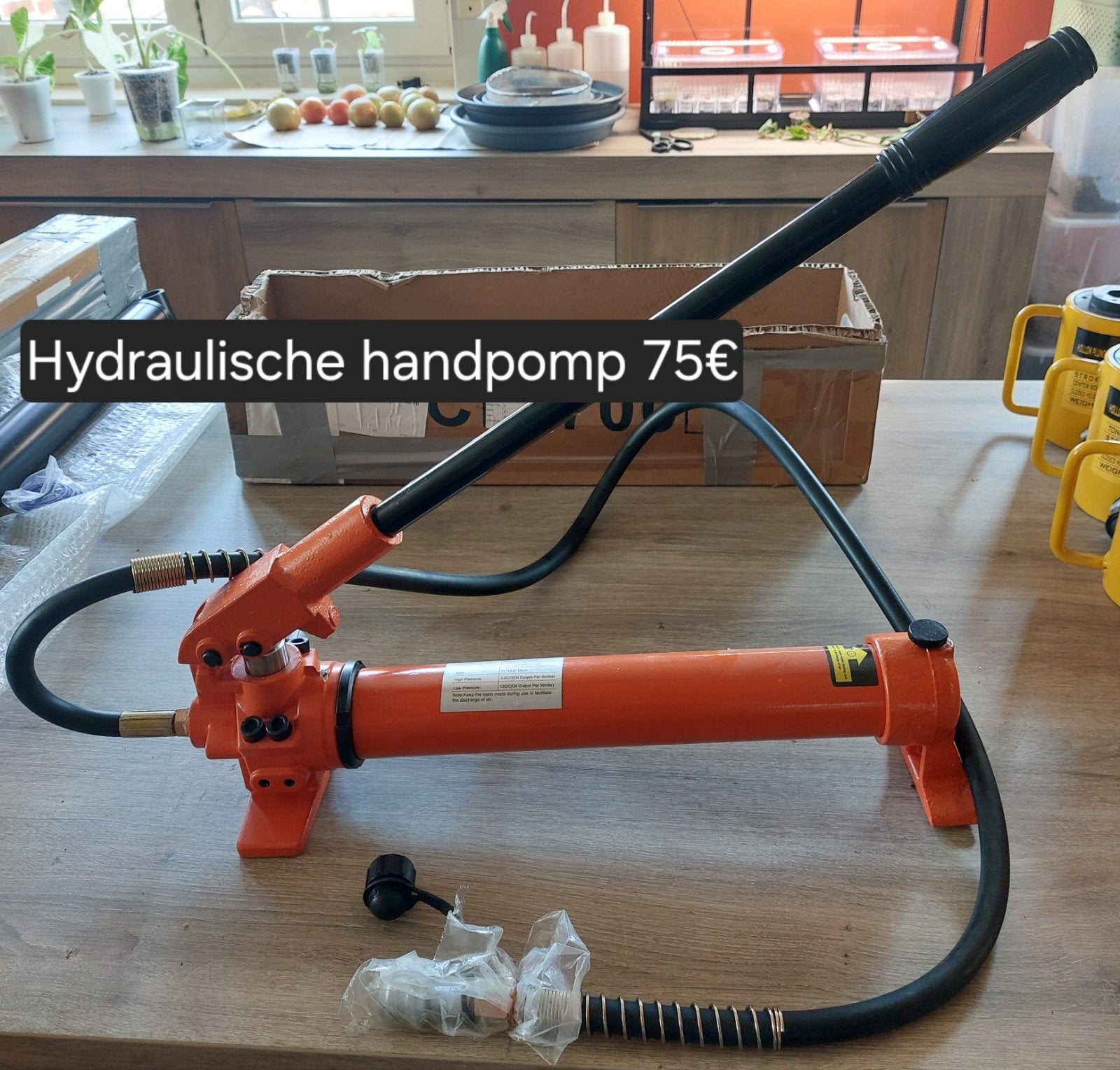 Handhydraulische pomp 700 bar, Nieuw!, Ophalen, Voor